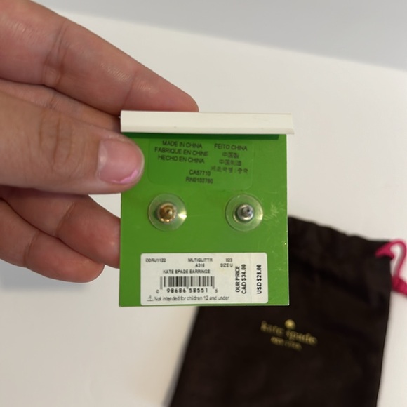 Kate Spade fox earrings - Picture 2 of 3